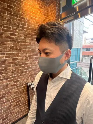 ショート カラー パーマ ヘアアレンジ メンズ キッズ ネイル マツエク・マツパ アイブロウ 久木原 ゆりのヘアスタイル