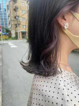 ミディアム newi京橋 【sachi】のヘアスタイル