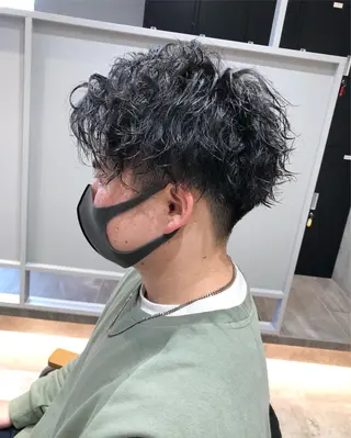 パーマ メンズ メンズパーマ/ メンズカット/渡邊亘のヘアスタイル
