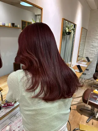 ミディアム 盛れる透明感カラー・ momokaのヘアスタイル