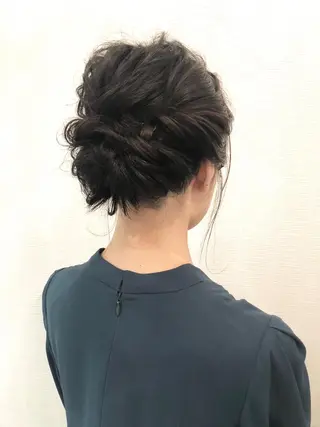 ミディアム 平川 友希子のヘアスタイル