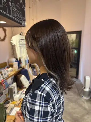 カラー はっとり ななせのヘアスタイル