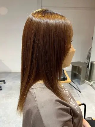 セミロング 小久保 あかりのヘアスタイル