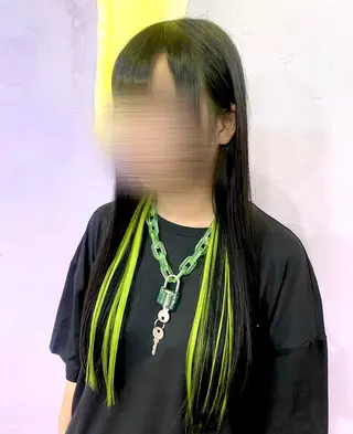 ロング TOY🐈‍⬛🎀 派手髪/地雷系のヘアスタイル