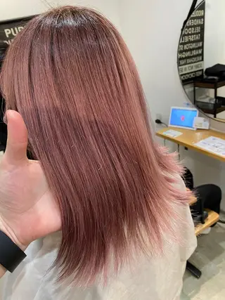 ミディアム 梅田/髪質改善✨ 酸性ストレート💕のヘアスタイル