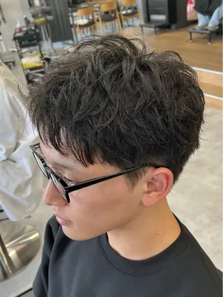 ショート メンズ 新潟メンズパーマ 新潟駅/小田拓実のヘアスタイル