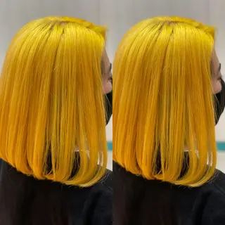 ミディアム カラー Snaly カラー特化ページのヘアスタイル