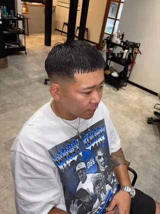 ショート パーマ メンズ LOG/所属・なりたいを叶えます！ 出口 紗依のヘアスタイル