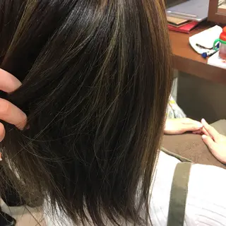 セミロング カラー 【Sweep】おじま のぞみのヘアスタイル
