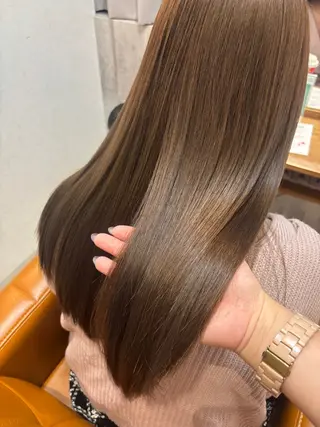 ロング カラー 【完全個室】髪質改善 暖色カラー/山崎唯奈のヘアスタイル