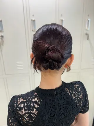 ミディアム ヘアアレンジ いなだ さくらのヘアスタイル