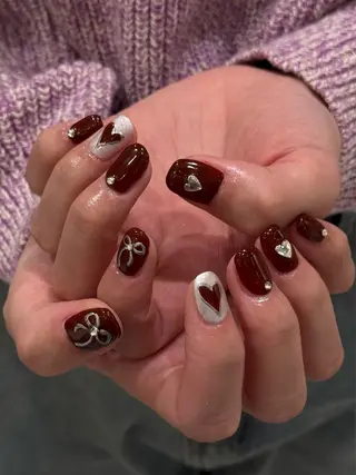 メンズ ネイル メンズ/ハイトーン /miu 🌺❤︎のヘアスタイル