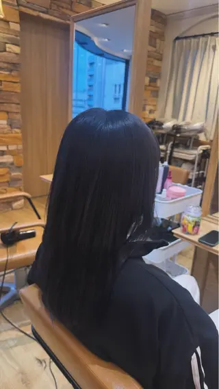 ロング カラー 透明感カラー💜 モテ髪 空陽💙のヘアスタイル