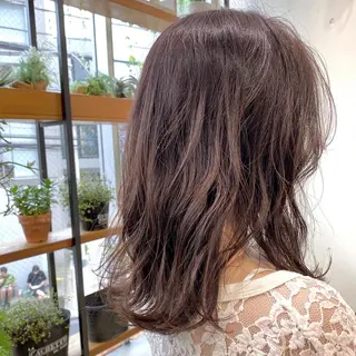 ミディアム カラー ヘアアレンジ 【ダメージレス施術】 【透明感】北村 拓也のヘアスタイル