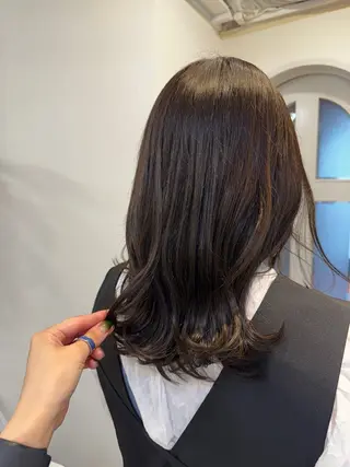 ミディアム カラー 似合う髪型が 分からない方へのヘアスタイル