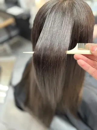 セミロング 最高級艶髪カラー🥇 青木宏太のヘアスタイル