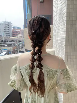 ヘアアレンジ 🌀ボブ／ミディアム /パーマ🌀ayaのヘアスタイル