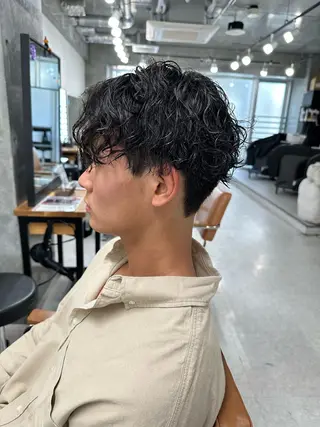 ショート パーマ メンズ メンズ似合わせ🪞 kotoriのヘアスタイル