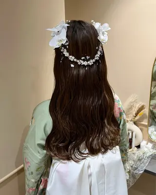 ロング ヘアアレンジ 🫧tomoka 透明感カラー🫧のヘアスタイル