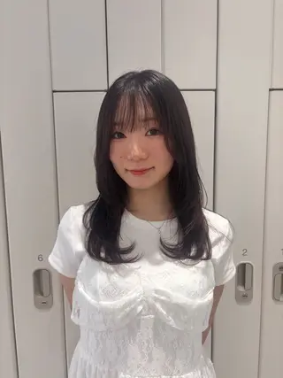 ロング 艶髪໒꒱／透明感 カラー🍀_そら🪽のヘアスタイル