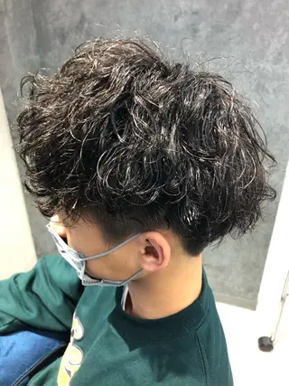 パーマ メンズ Noyヨシモト ヒロトのヘアスタイル
