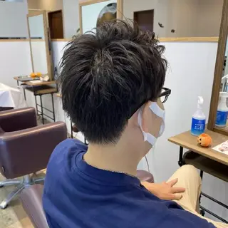 ショート メンズ 阪本 俊のヘアスタイル