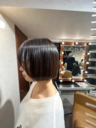 ショート 縮毛矯正/ ✨艶髪/芦川優磨のヘアスタイル