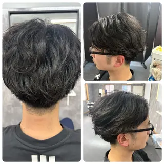 パーマ メンズ ヘアーメイクマロン ヘアーメイクマロンのヘアスタイル