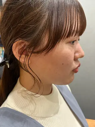 ロング カラー パーマ メンズ 久木原 ゆりのヘアスタイル