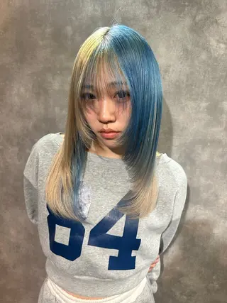 ミディアム 鈴木 華奈のヘアスタイル
