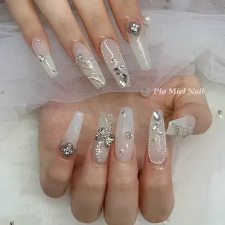 ネイル HANA 長さだしのネイルデザイン