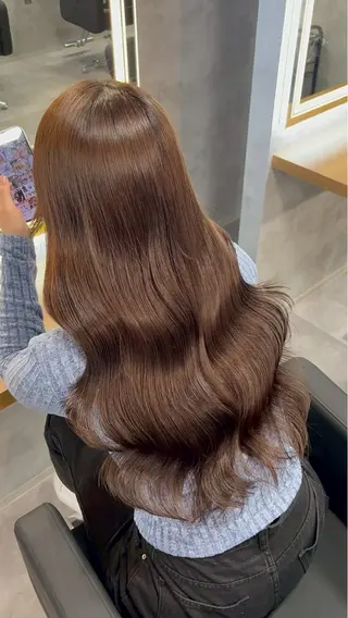 カラー 札幌ブリーチなし 👑ヒリュウのヘアスタイル