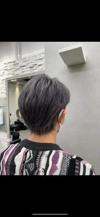 ショート カラー メンズ 熊本市東区 /Ririkaのヘアスタイル