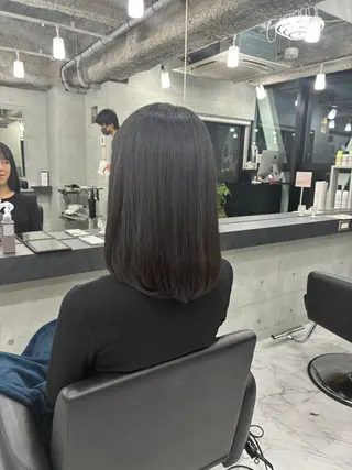 セミロング カラー Endearing 🌟銀座のヘアスタイル