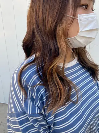 セミロング カット🩵 りこのヘアスタイル