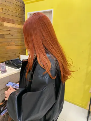 ロング カラー riho/ブリーチ/ デザインカラー/辻堂のヘアスタイル