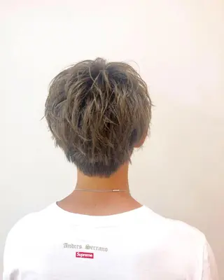 メンズ 🟦メンズパーマ🟦 横浜駅｜小上馬淳司のヘアスタイル