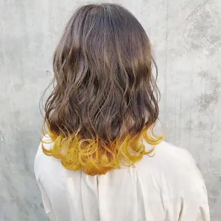 ロング カラー 【毎朝セット3分】 メンズパーマ　真人のヘアスタイル