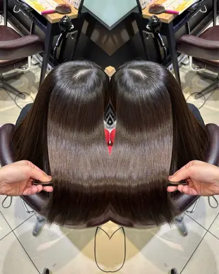 ロング カラー 🩵レイヤー✖︎ 髪質改善🩵リョウヤのヘアスタイル