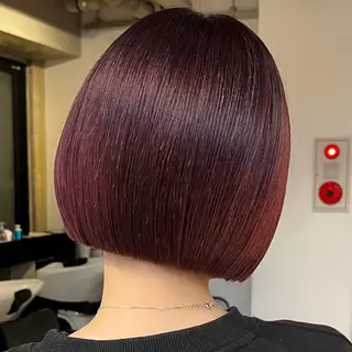 ショート ウルフ/レイヤー/ ブリーチカラーのヘアスタイル