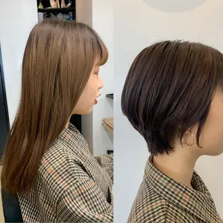 ショート トップ スタイリストのヘアスタイル