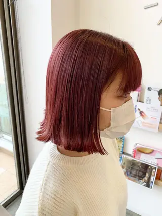 ミディアム カラー パーマ 名古屋駅/トップス タイリスト/大黒拓哉のヘアスタイル