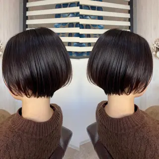 ショート カラー [店長]加地 峻のヘアスタイル