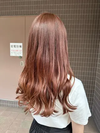 ロング カラー 清水 遥香のヘアスタイル