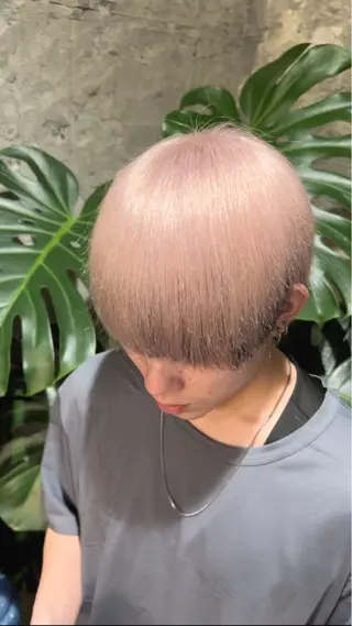 ショート カラー メンズ ハイトーン特化🌟 カワシマシュンスケのヘアスタイル