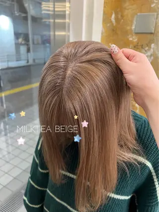 ロング カラー ハイトーン/ピンクカ ラー/minku🧸のヘアスタイル