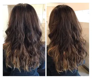 ロング カラー ヘアアレンジ 烏山 達也のヘアスタイル