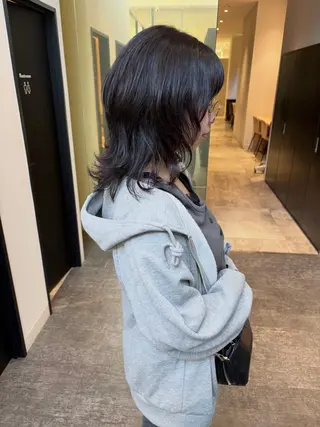 ミディアム カラー mao | 柔らか艶カラー🫧のヘアスタイル