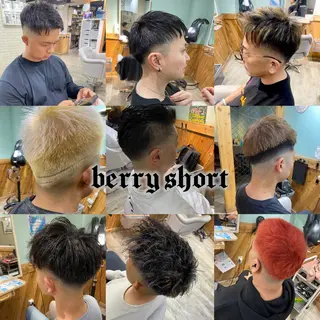 ショート カラー パーマ メンズ CORE masaのヘアスタイル