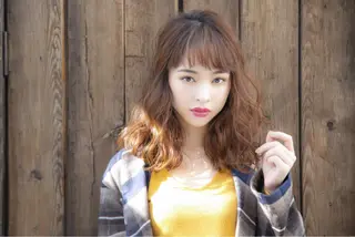 セミロング 代表 吉澤弘哲のヘアスタイル